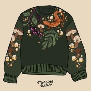 Salamander Woods Sweater Size Small By MorningWitch